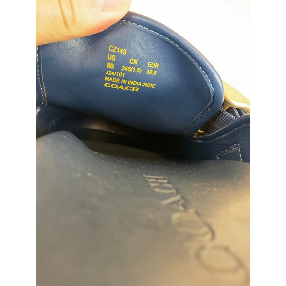 Women's Coach Slide Sandals- Blue, Size 8 - Picture 5 of 6